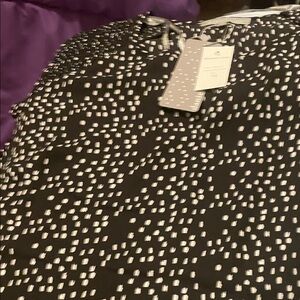 Daniel Rainn Black and Ivory Blouse